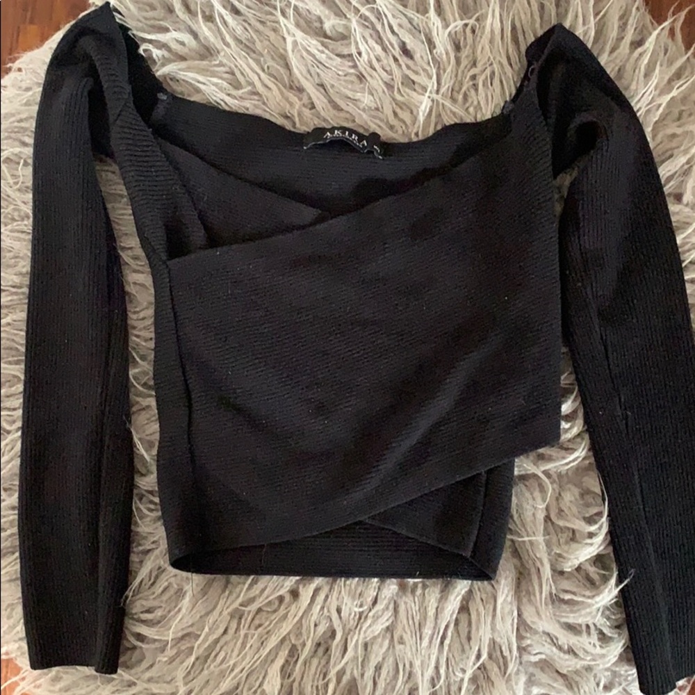 Akira Off The Shoulder Crop Top